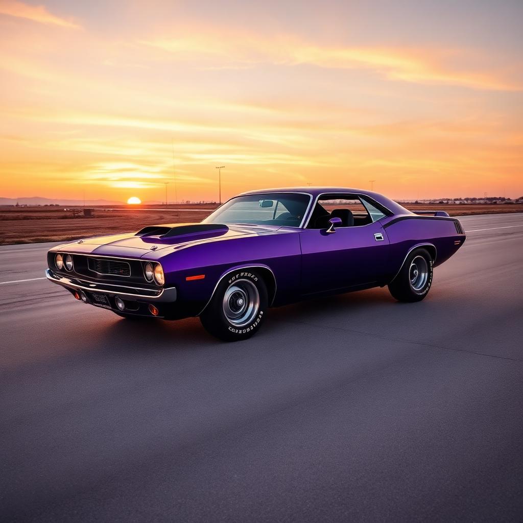 '70 Cuda plum crazy